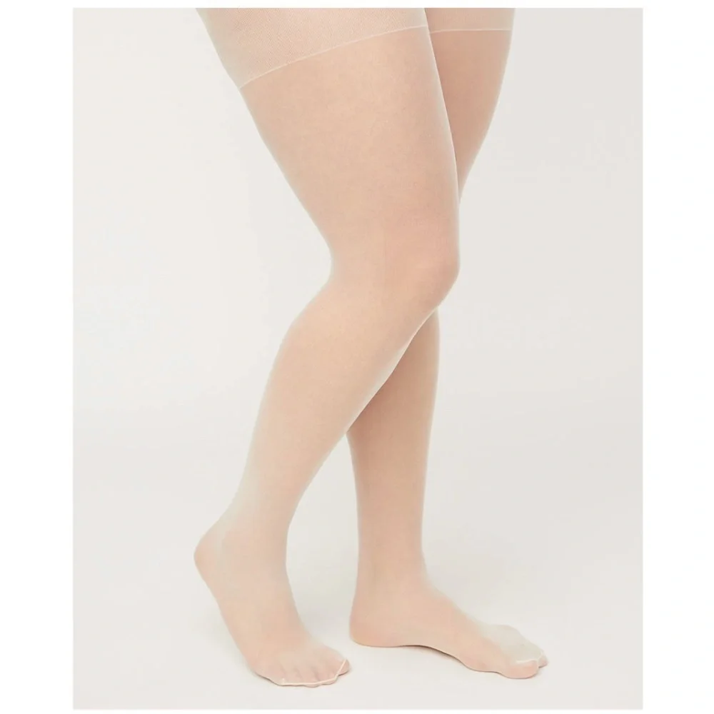 New Catherines Plus Size Daysheer Pantyhose Linen - Sizes A & B